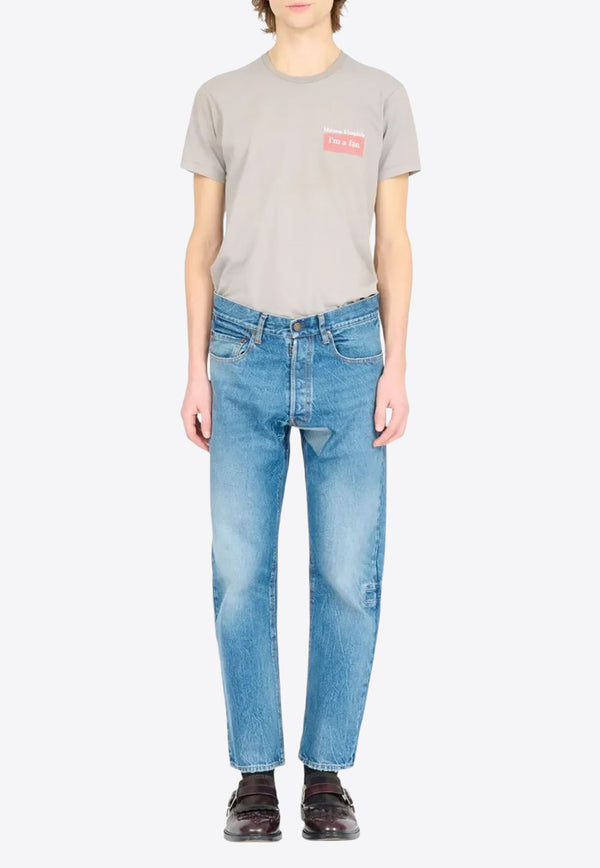 Maison Margiela Washed Straight-Leg Jeans Blue S50LA0241S30561_986