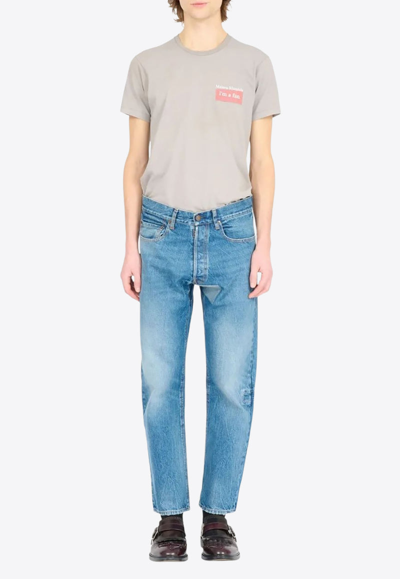 Maison Margiela Washed Straight-Leg Jeans Blue S50LA0241S30561_986