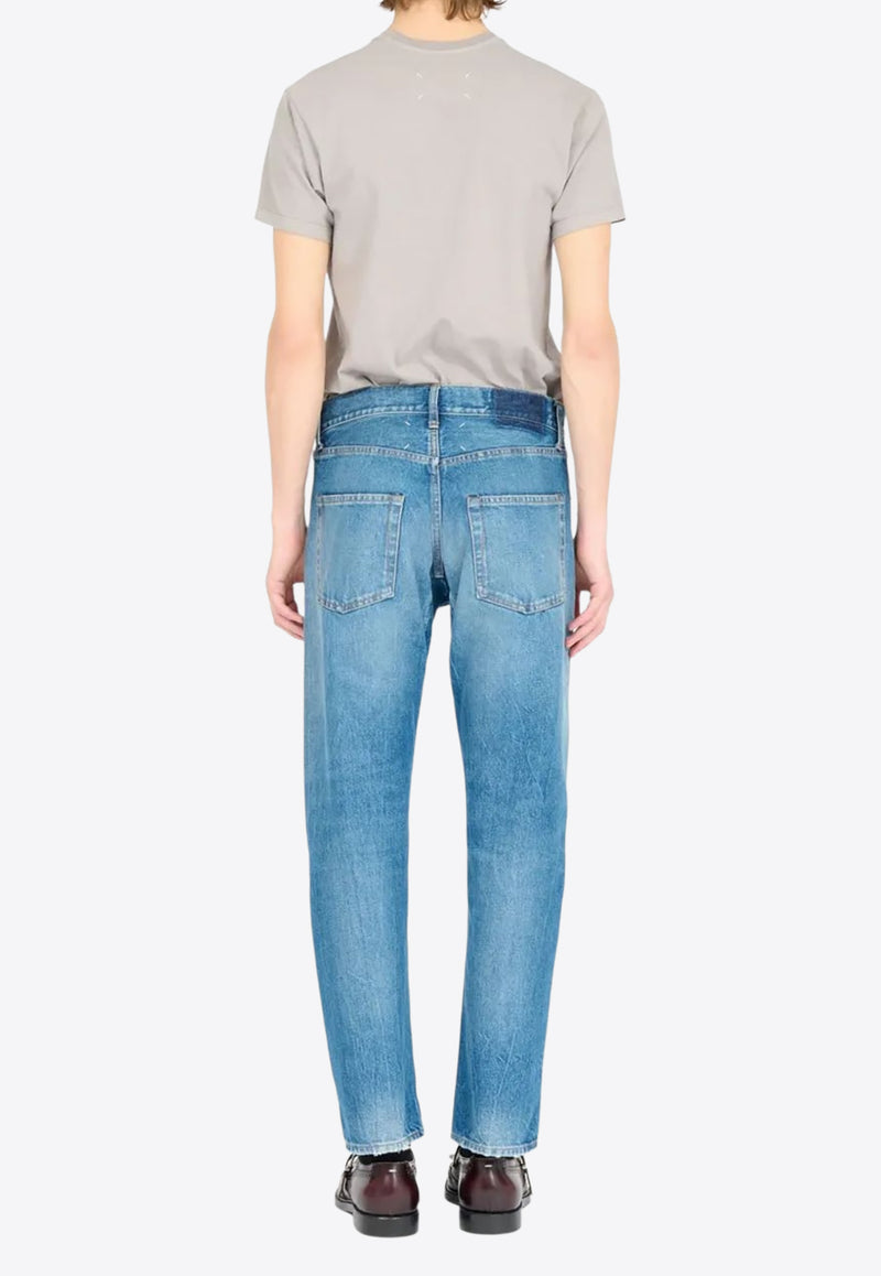 Maison Margiela Washed Straight-Leg Jeans Blue S50LA0241S30561_986