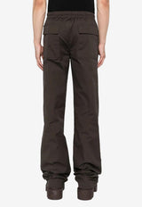Rick Owens Dietrich Drawstring-Waistband Loose Pants Brown RU02E1378TE_78