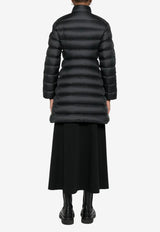 Moncler Igesse Mid-Length Down Jacket Black K20931C00001596ZR_999