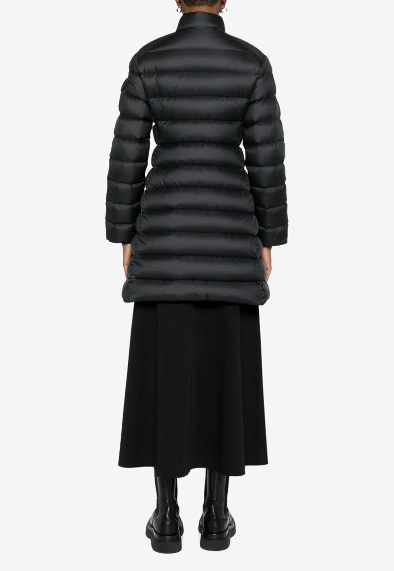 Moncler Igesse Mid-Length Down Jacket Black K20931C00001596ZR_999