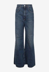Stella McCartney High-Rise Flared Jeans Denim 6D02743SQH37_4083