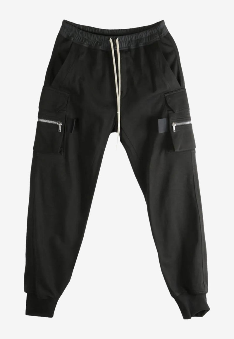 Rick Owens Mastodon Cargo Pants Black RU02E1396BA_09