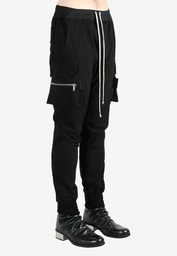 Rick Owens Mastodon Cargo Pants Black RU02E1396BA_09