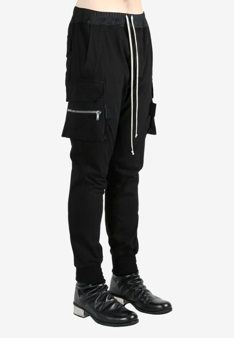 Rick Owens Mastodon Cargo Pants Black RU02E1396BA_09