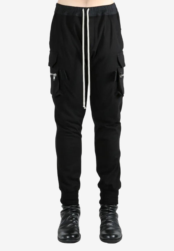 Rick Owens Mastodon Cargo Pants Black RU02E1396BA_09