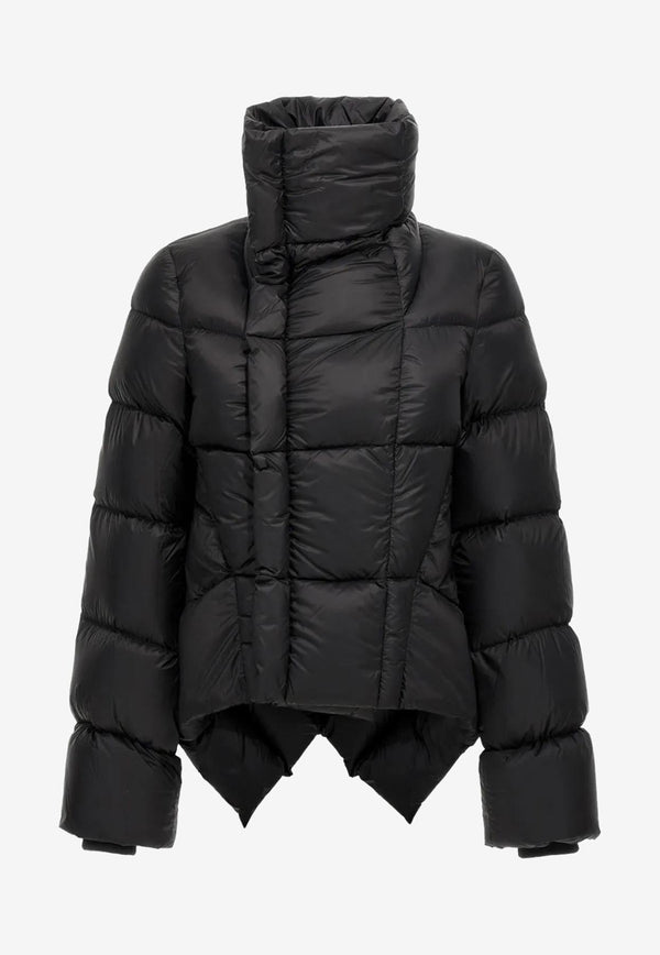 Rick Owens Naska Asymmetric Puffer Jacket Black RP02E4746NPD3_09