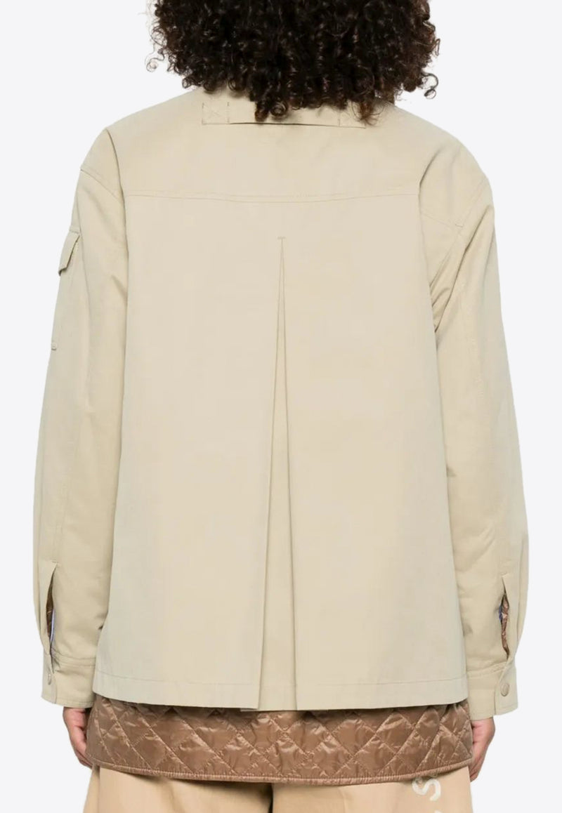 Moncler Felci Padded Shirt Jacket Beige K20931A00012598RT_204