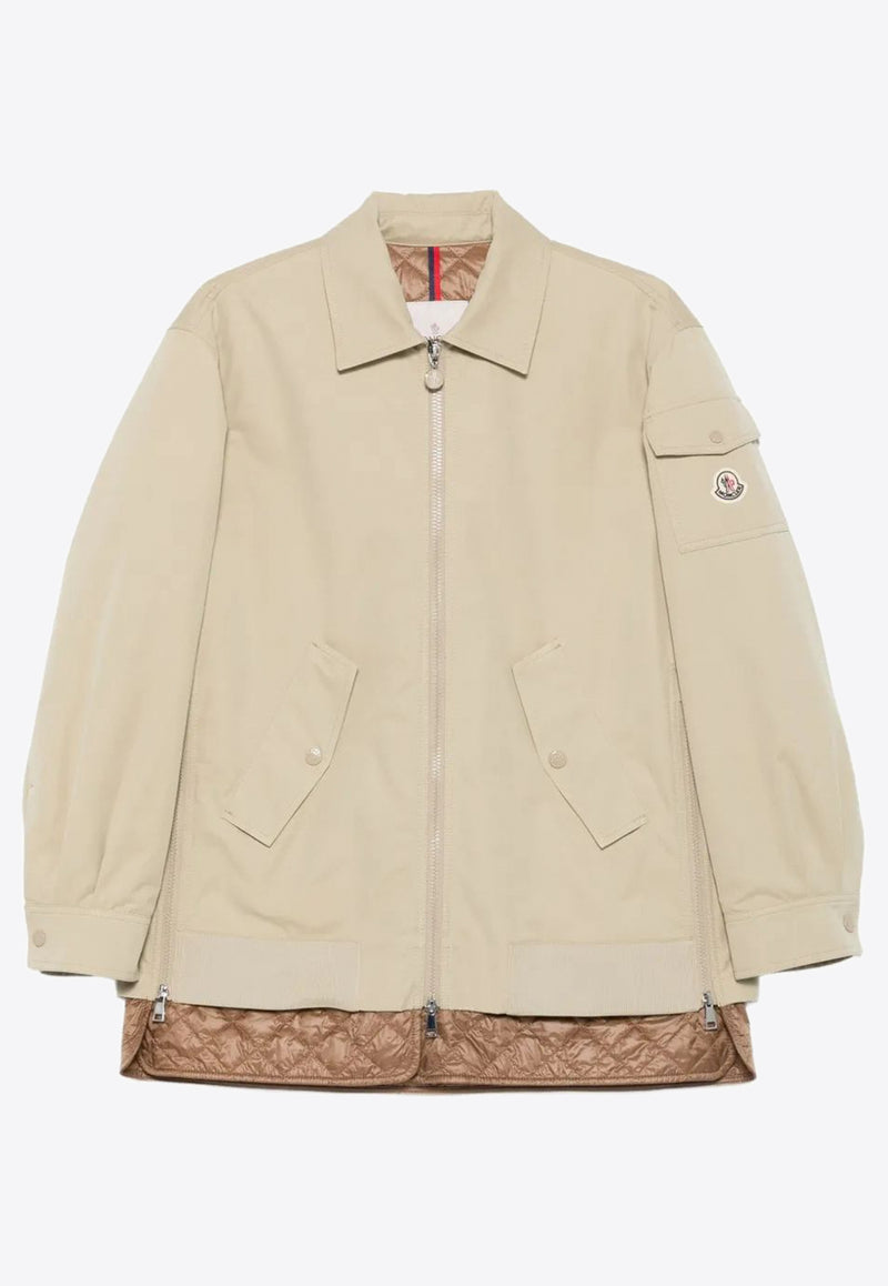 Moncler Felci Padded Shirt Jacket Beige K20931A00012598RT_204