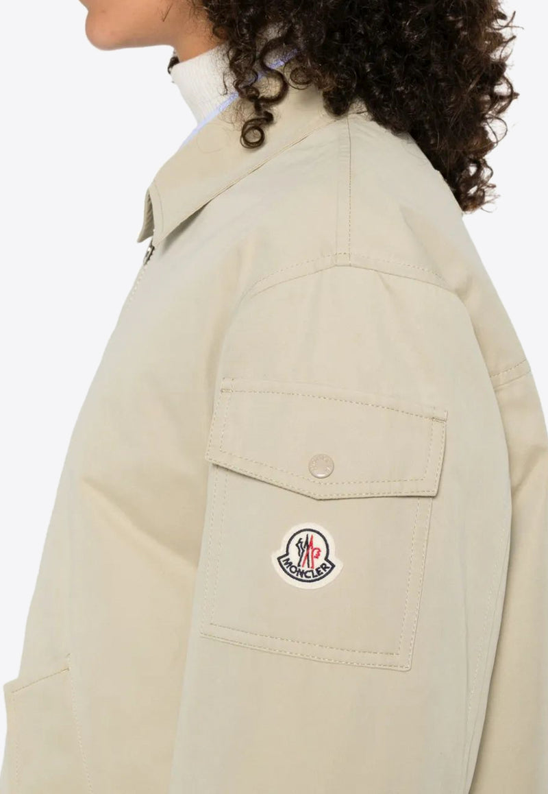 Moncler Felci Padded Shirt Jacket Beige K20931A00012598RT_204