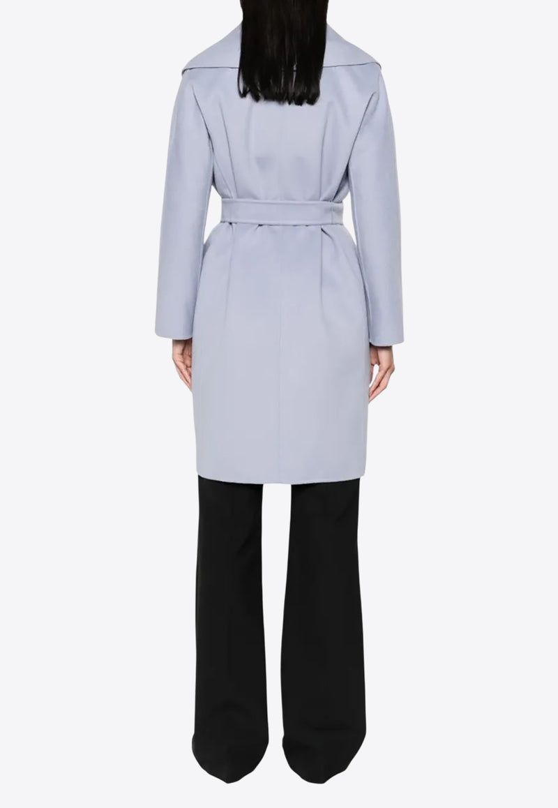 S Max Mara Messi Wrap Wool Coat Light Blue 2529016061600MESSI_059