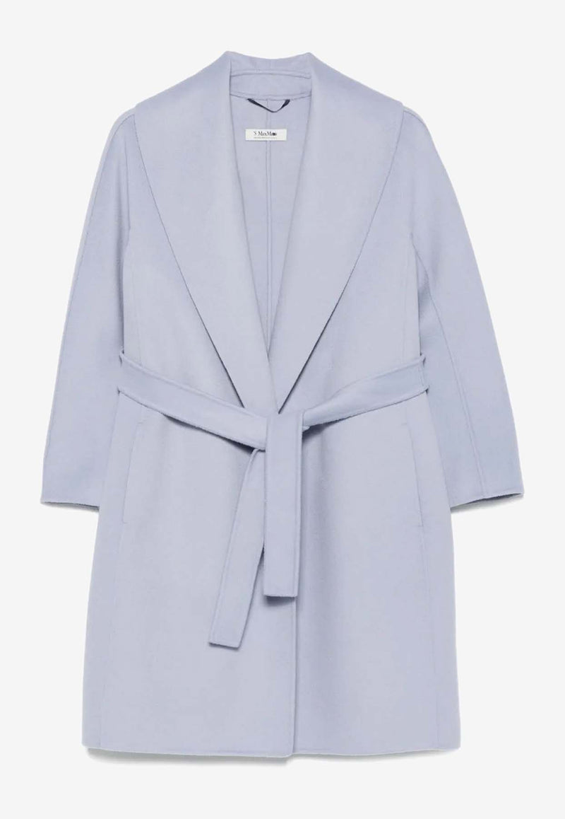 S Max Mara Messi Wrap Wool Coat Light Blue 2529016061600MESSI_059