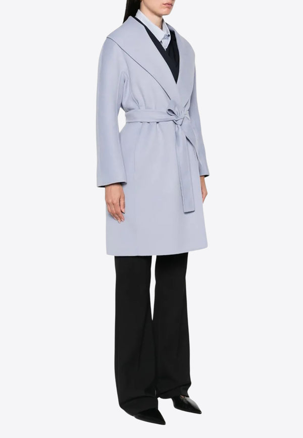 S Max Mara Messi Wrap Wool Coat Light Blue 2529016061600MESSI_059