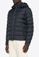 Moncler Arneb Hooded Short Down Jacket Navy K20911A00129549SK_779