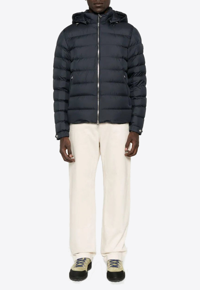 Moncler Arneb Hooded Short Down Jacket Navy K20911A00129549SK_779