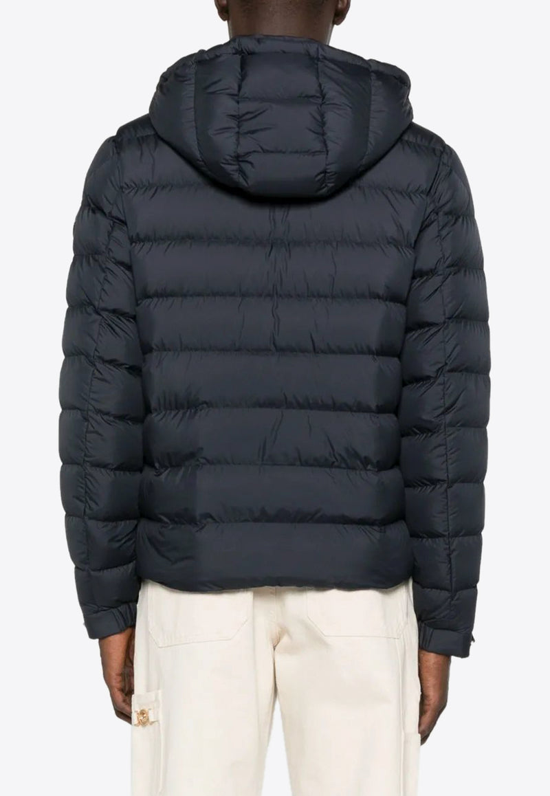 Moncler Arneb Hooded Short Down Jacket Navy K20911A00129549SK_779