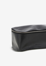 Rick Owens Medium Leather Pouch Bag Black RR02E1413LGW_09