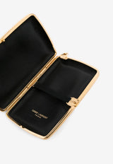 Saint Laurent Mini Minaudiere Clutch Bag Gold 834428JAAIU_0581
