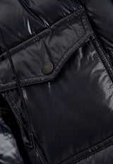 Moncler Erea Hooded Short Down Jacket Black K20931A00040596XE_999