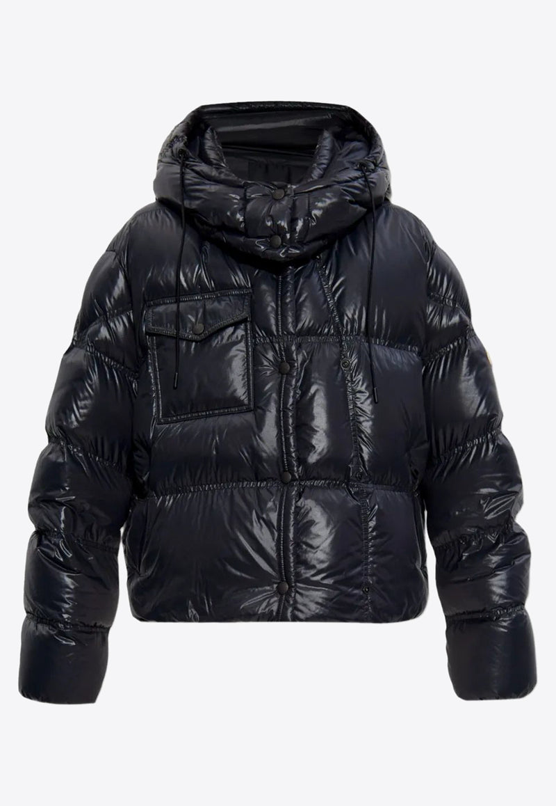 Moncler Erea Hooded Short Down Jacket Black K20931A00040596XE_999