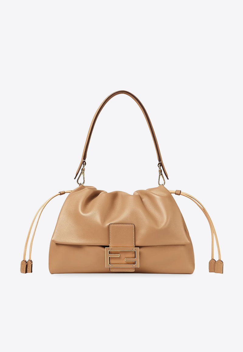 Fendi Large Mamma Baguette Leather Shoulder Bag Camel 8BR834AQ0DF19P8_CAPPUCCINO+OS_29851279