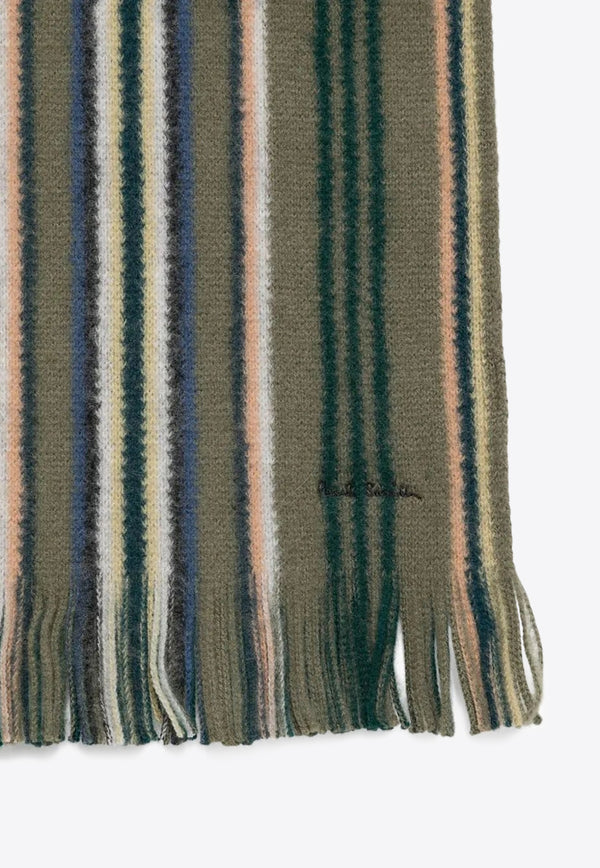 Paul Smith Striped Wool Scarf Multicolor M1A151FT643_63