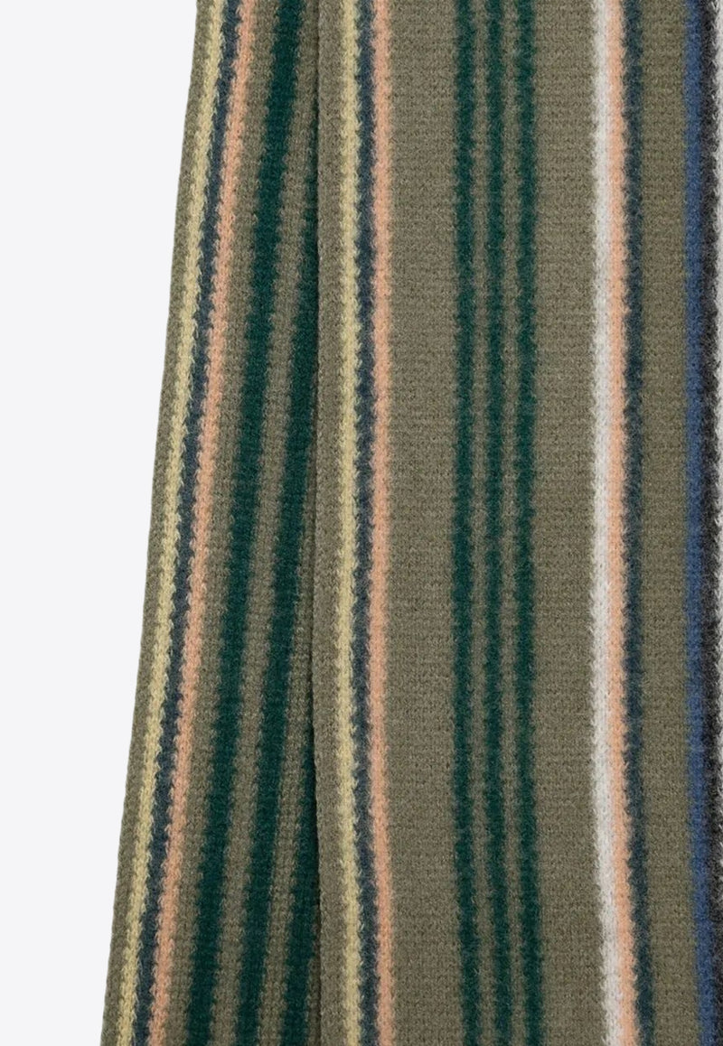 Paul Smith Striped Wool Scarf Multicolor M1A151FT643_63