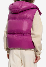 Moncler Pario Hooded Down Gilet Pink K20931A00096596XE_551