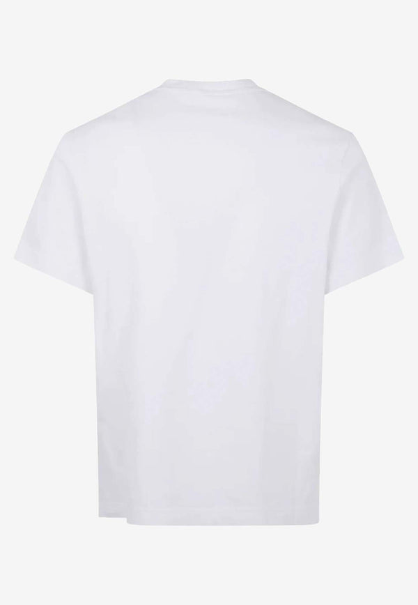 Moncler Script Logo Crewneck T-shirt White K20918C0001289AUG_00A