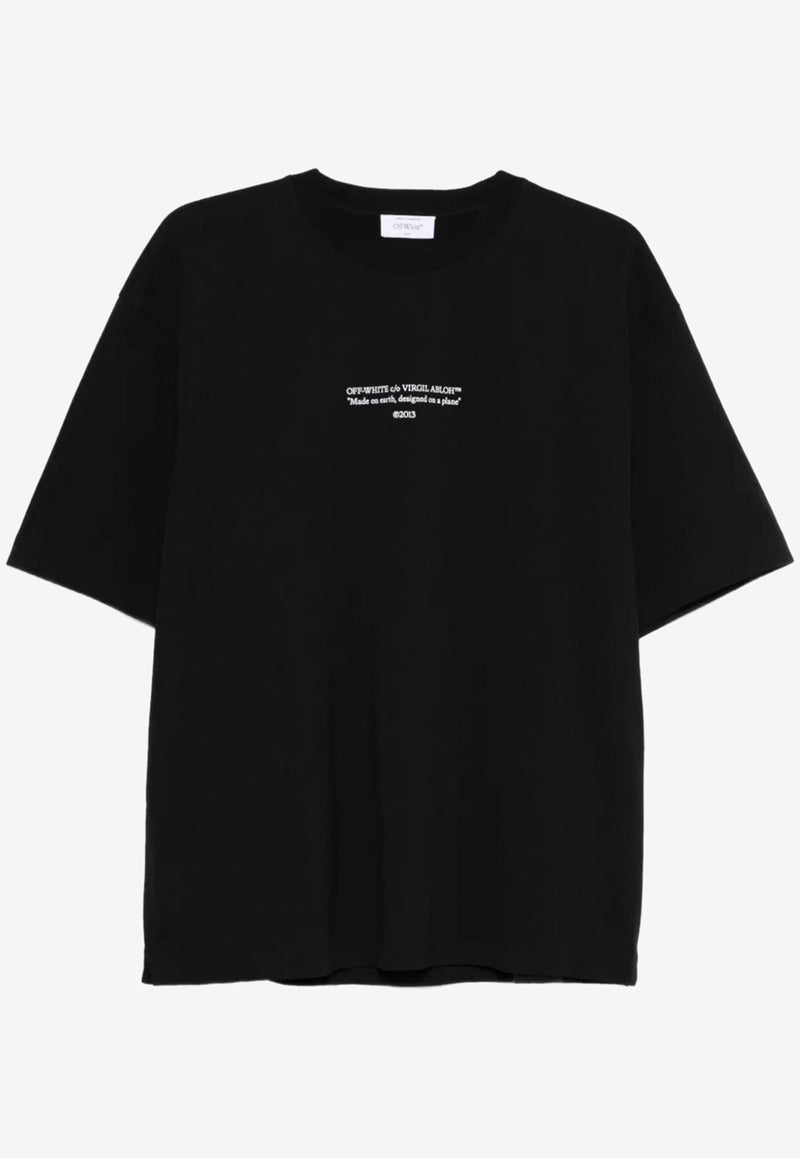Off-White Statement Skate T-shirt Black OMAA120F25JER011_1001