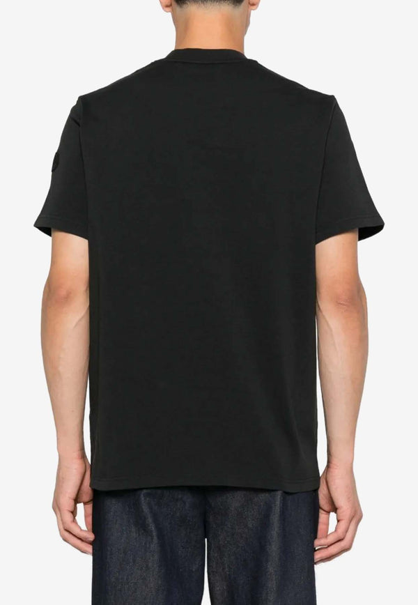 Moncler Graphic Print Crewneck T-shirt Black K20918C0003189AUG_998