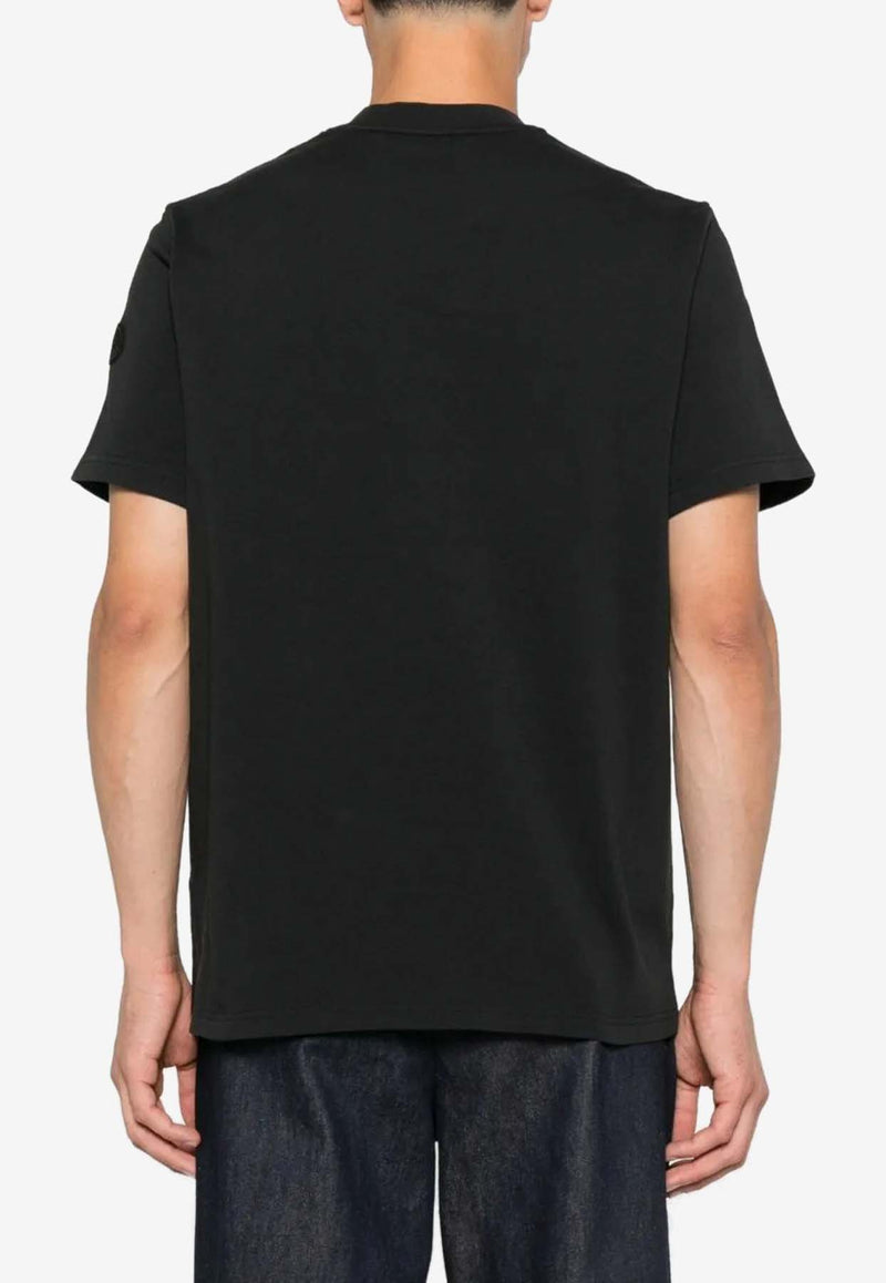 Moncler Graphic Print Crewneck T-shirt Black K20918C0003189AUG_998