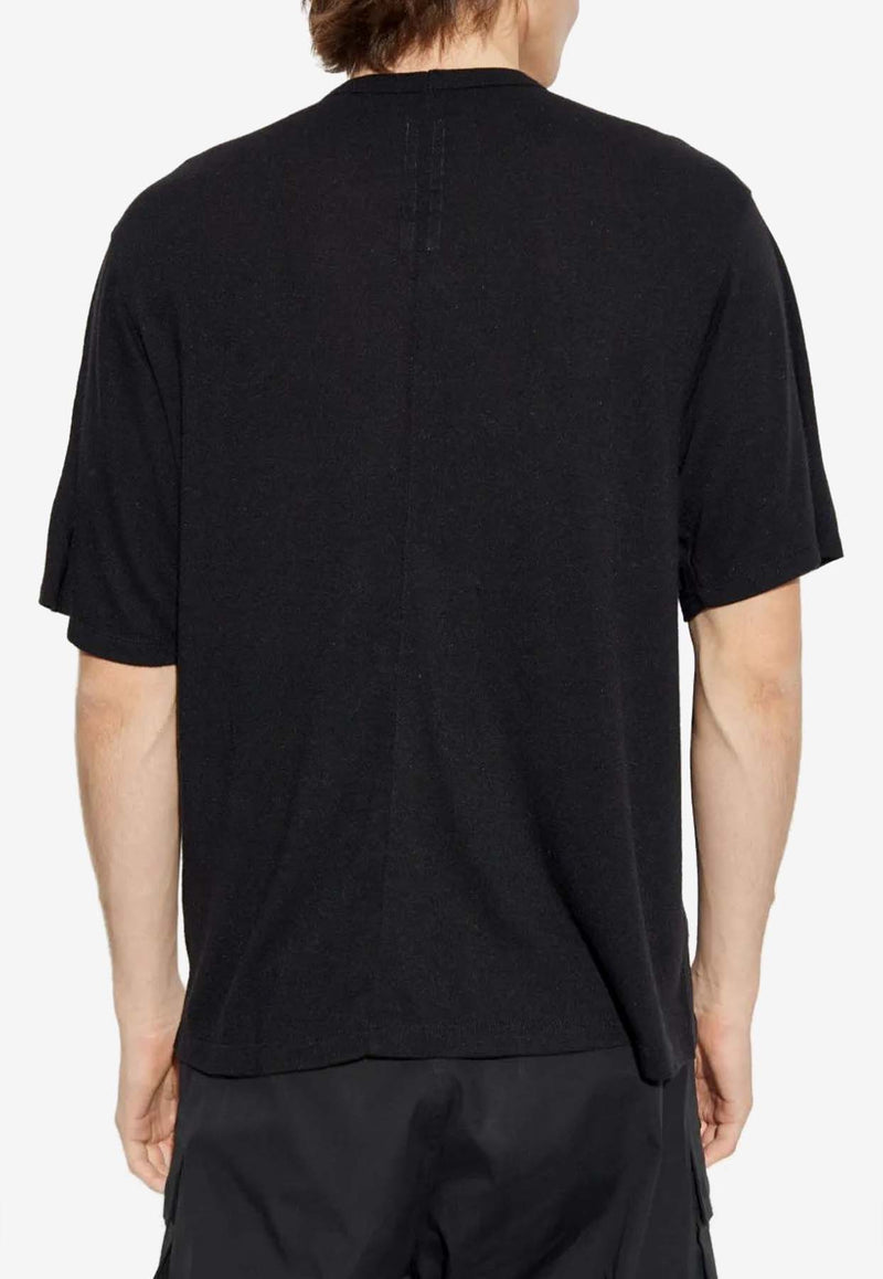 Rick Owens Basic Crewneck T-shirt Black RU02E1232JR_09
