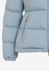 Moncler Dourbe Short Down Jacket Light Blue K20931A00229597YW_715