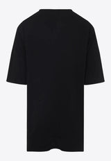 Rick Owens Jumbo Crewneck T-shirt Black RU02E1274JA_09