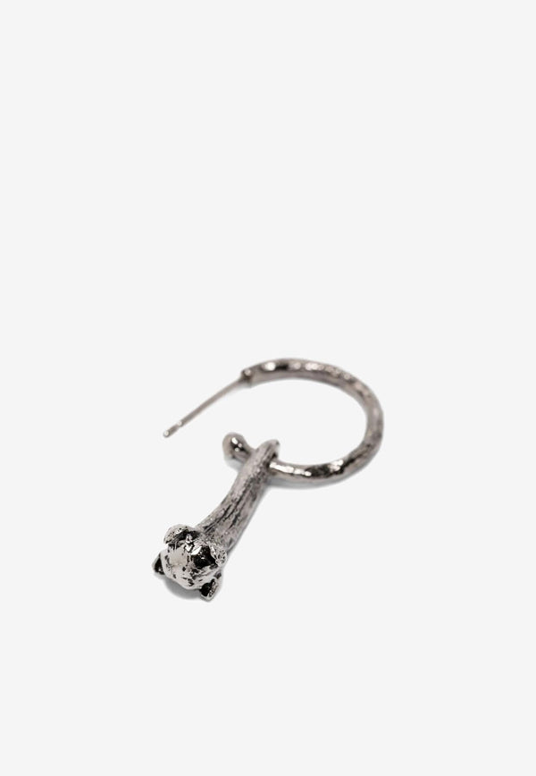 Lemaire Clove Brass Drop Earrings Silver JW0131LO036_BK927