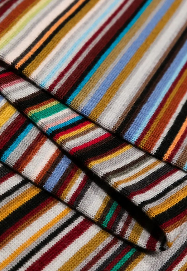 Paul Smith Striped Wool Scarf Multicolor M1A150PTL541_92