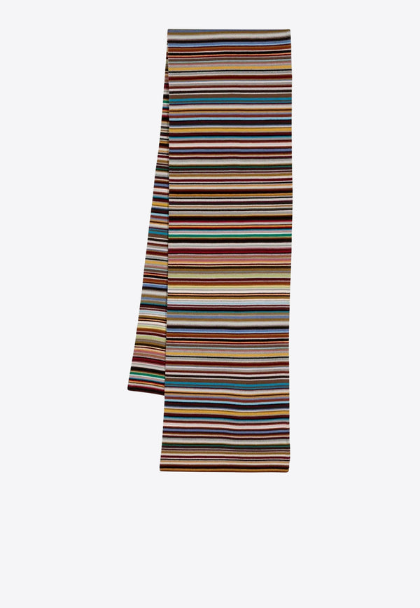 Paul Smith Striped Wool Scarf Multicolor M1A150PTL541_92