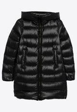 Moncler Suyenne Hooded Down Parka Black K20931C00012597YG_999