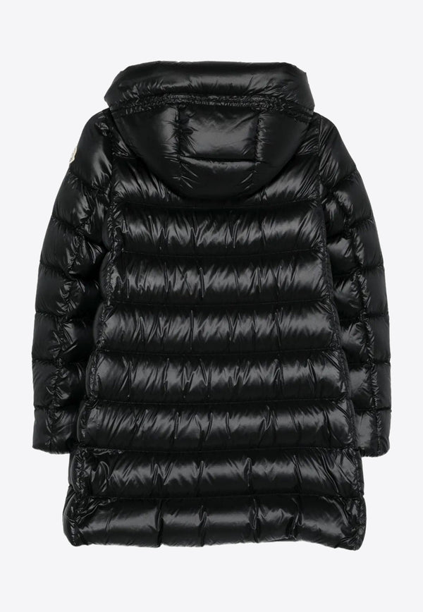 Moncler Suyenne Hooded Down Parka Black K20931C00012597YG_999