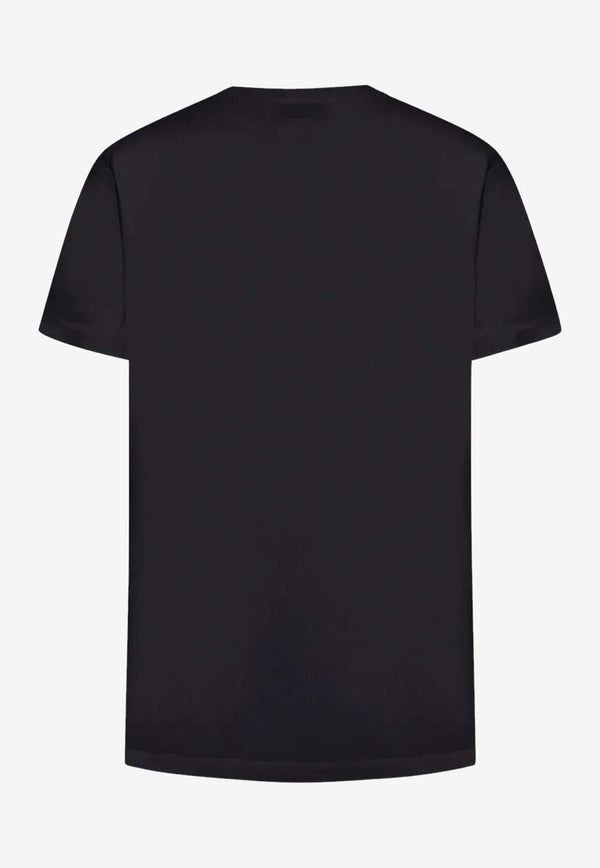 Off-White Small Arrow Print T-shirt Black OMAA027F25JER00F_1001