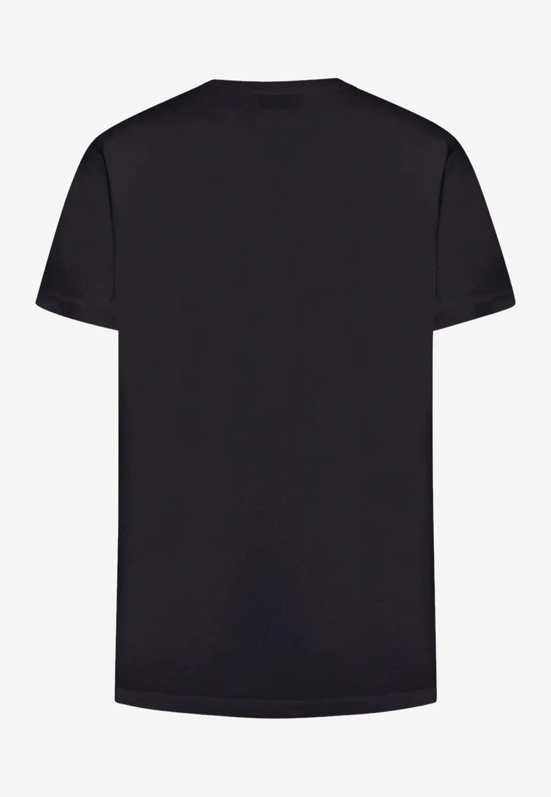 Off-White Small Arrow Print T-shirt Black OMAA027F25JER00F_1001