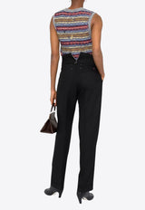 Maison Margiela Wool Tailored Pants Black SI0KA0005S60307_900