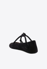Alaïa Le Teckel Suede Ballet Flats Black AA3A1011C0C05999_Black_30005124