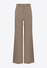 Valentino Straight-Leg Tailored Pants Beige 7B0RB6S09RTE83_AVORIO/BEIGE_30005155