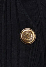 CHIARA BONI La Petite Robe Majok Ribbed Knit Sweater Black MAIJOKKYC1854_Black_35065751