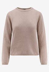 Alessandro Aste Gea Crewneck Sweater Beige 12WS01TUILE_Beige_35065948