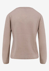 Alessandro Aste Gea Crewneck Sweater Beige 12WS01TUILE_Beige_35065948