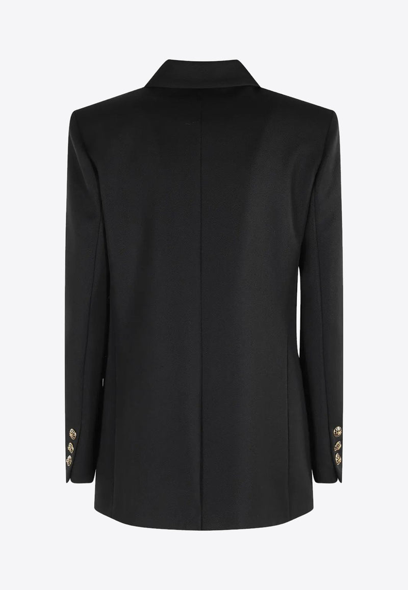 Elisabetta Franchi Double-Breasted Blazer Black GI18957E2_110